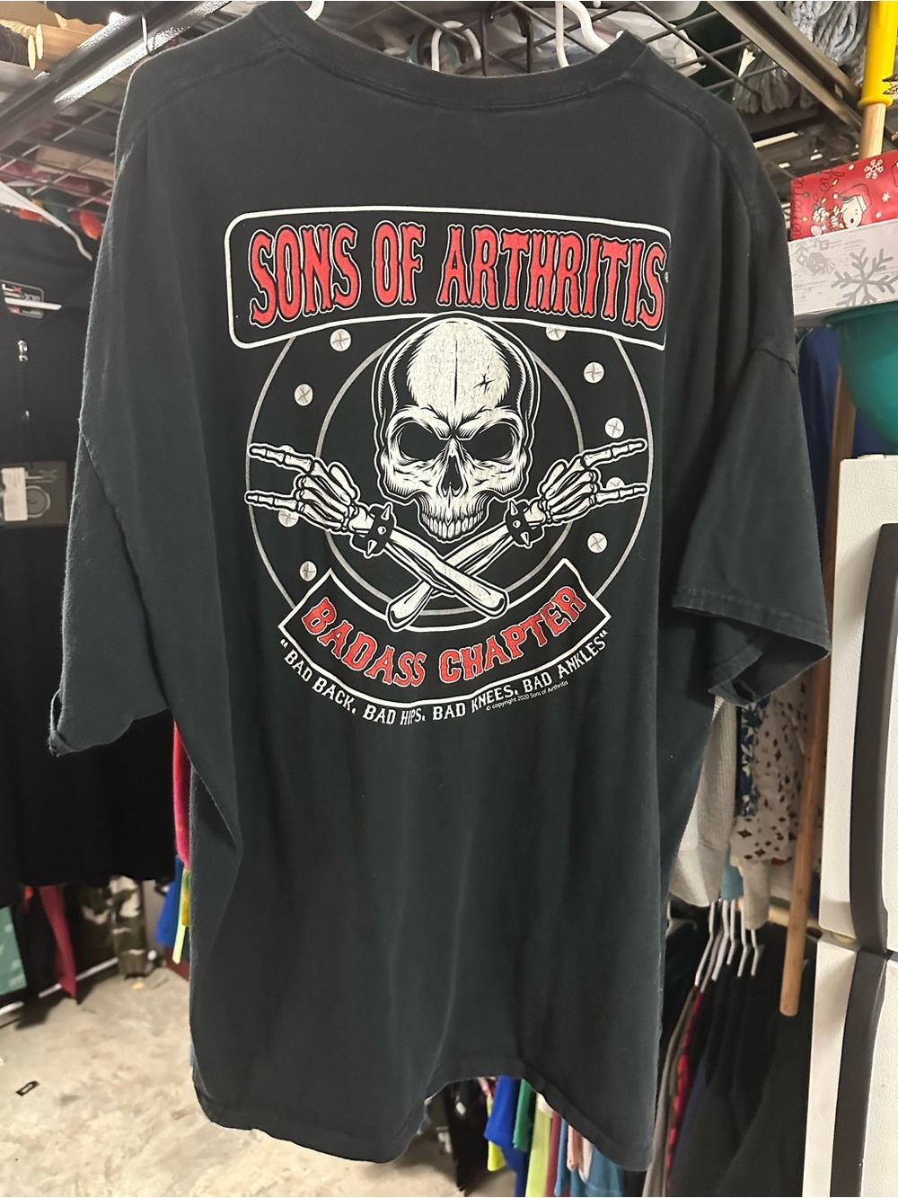 Sons of Arthritis Badass Chapter Graphic T-Shirt